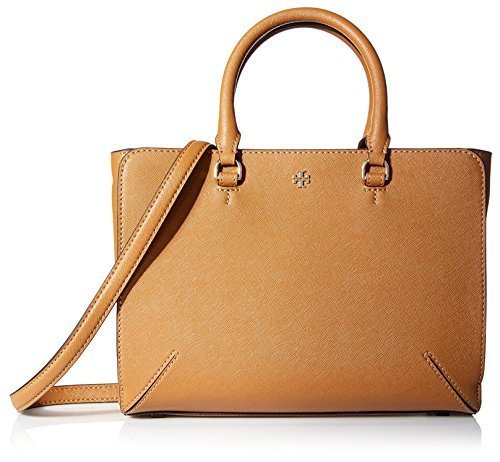 Tory Burch Women&#39;s Robinson Small Zip Tote, Tigers Eye