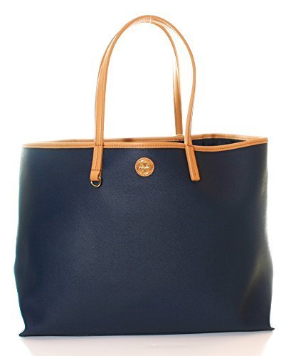 Tory Burch Cameron Tote in Hudson Bay (482)