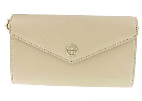 Tory Burch Robinson Expandable Concierge Wallet 18169268 toasted wheat  Leather strap Cross body