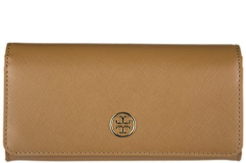 Tory Burch Robinson Envelope Continental Wallet - Tigers Eye