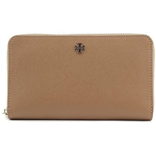 Tory Burch Women&#39;s Robinson Zip Continental Wallet, Tiger&#39;s Eye, One Size