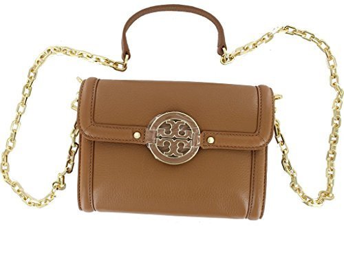 Amanda Chain Wallet Pebbled Leather ROYAL TAN Cross Body Bag