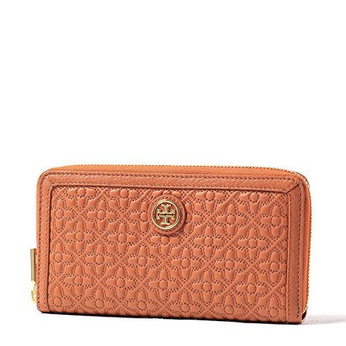 Tory Burch Bryant Zip Continental Leather Wallet Style No. 18169274  (Luggage)