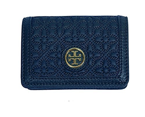 Tory Burch Bryant Leather Foldable Card Case (Hudson Bay)