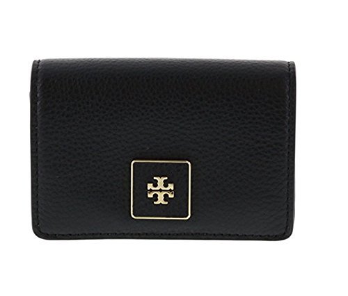 Tory Burch Clara Soft Leather Card Case Style No. 31418 (Black)