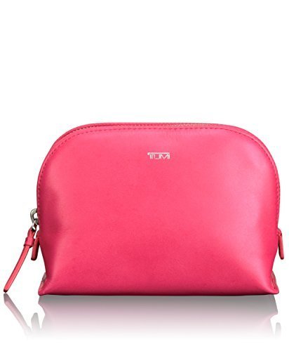 Tumi Prism Cosmetic Leather Case, Fuchsia, One Size