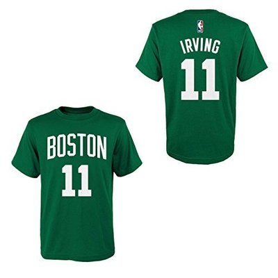 Kyrie Irving Boston Celtics Green Player Name &amp; Number Tee Youth Small (size 8)
