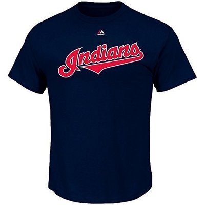 Francisco Lindor Cleveland Indians Youth Navy Name and Number Player T-shirt