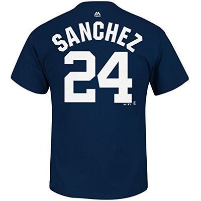 Gary Sanchez New York Yankees Youth Navy Name and Number Player T-shirt