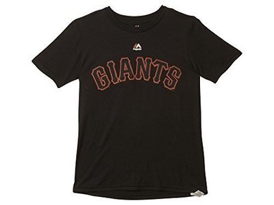 Madison Bumgarner Youth San Francisco Giants Black Name and Number Jersey T-shirt