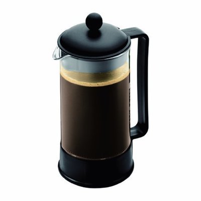 Bodum BRAZIL Coffee Maker, French Press Coffee Maker, Black, 34 Ounce (8 Cup)