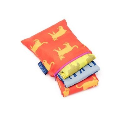 BAGGU X3 Reusable Shopping Bags, Animals (set of 3)