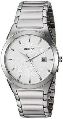 Bulova Men&#39;s Bracelet Calendar Dress Watch