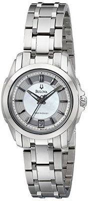 Bulova Women&#39;s 96M108 Precisionist Longwood MOP Dial Steel Bracelet Watch