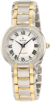 Bulova Women&#39;s 98R161 FAIRLAWN Diamond bezel Watch