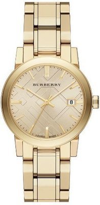 Burberry Light Champagne Dial Light Gold-tone Ladies Watch BU9134