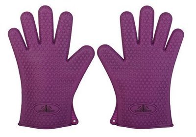 Chef Vinny Professional Silicone Oven Gloves (Purple)