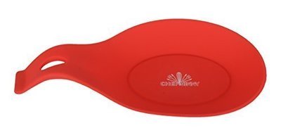 Chef Vinny Silicone Spoon Rest Red