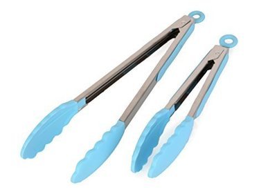 Chef Vinny Silicone Tong Set Blue