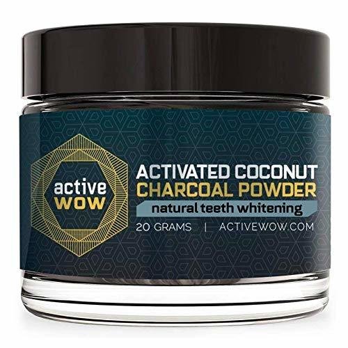 Active Wow Teeth Whitening Charcoal Powder Natural