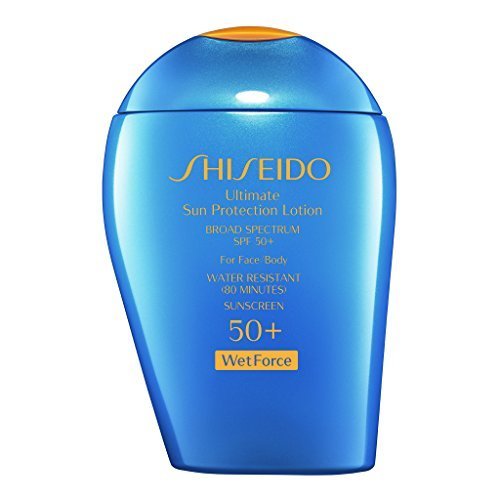 Shiseido Ultimate Sun Protection Lotion N&#39; Broad Spectrum SPF 50 for Face/Body for Unisex, 3.3 Ounce