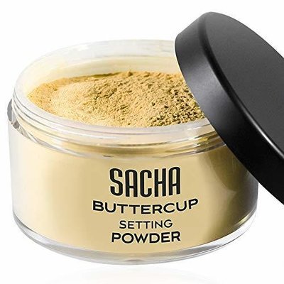 BUTTERCUP POWDER. No ashy flashback in selfies &amp; photos. Flash-friendly loose face powder for Medium to Deep skin tones 1.25 oz
