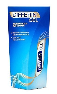 Differin Adapalene Prescription Strength Retinoid Gel 0.1% Acne Treatment (up to 90 Day supply), 45 gram