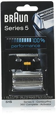 Braun Series 5 51S Foil &amp; Cutter Replacement Head, Compatible with Previous Series 5 Models - 590cc