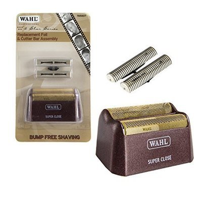 Wahl Professional Five Star Series #7031-100 Replacement Foil and Cutter Bar Assembly – Red &amp; Gold – Super Close