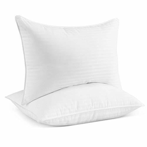 Beckham Hotel Collection Gel Pillow (2-Pack) - Luxury Plush Gel Pillow - Dust Mite Resistant &amp; Hypoallergenic - Queen