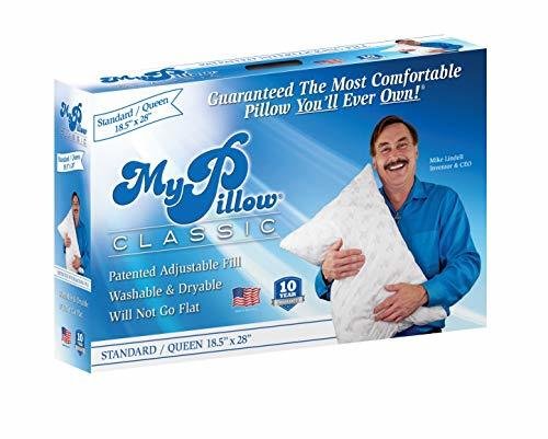 My Pillow Classic Series Bed Pillow, Standard/Queen Size, Medium (Single Pillow)