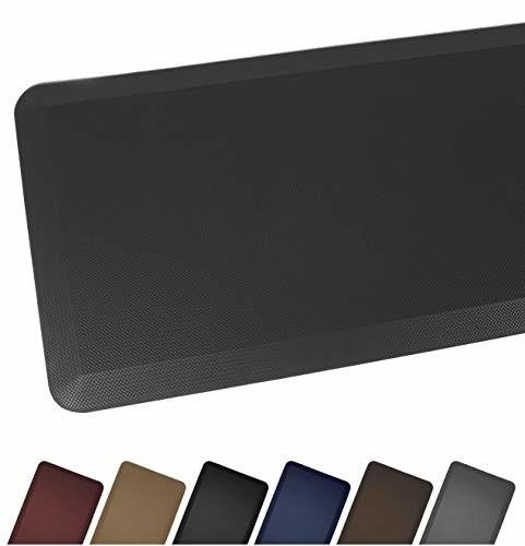 Sky Mat, Comfort Anti Fatigue Mat 20 x 39 x 3/4&quot;, 7 Colors and 3 Sizes, Perfect for Kitchens and Standing Desks, (Black)