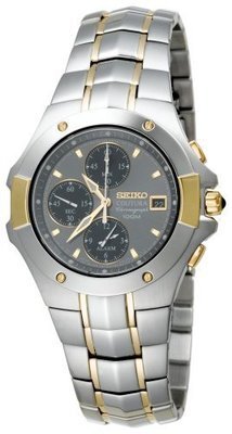 Seiko Men&#39;s SNA548 Coutura Alarm Chronograph Watch