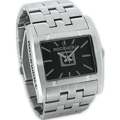 Rockwell Time Unisex AP109 Apostle Stainless Steel Band and Black Watch