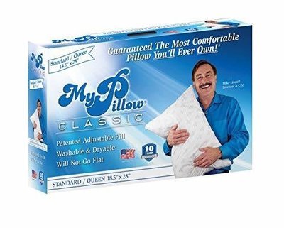 My Pillow Classic Series Bed Pillow, Standard/Queen Size, Medium (Single Pillow)