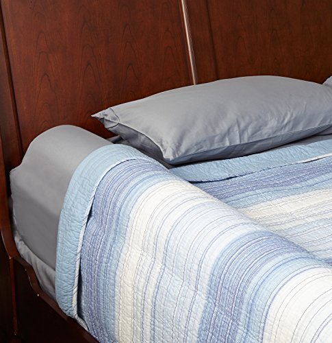 [1-Pack] hiccapop Toddler Bed Rail Bumper / Foam Safety Guard for Bed - Side Rail with Waterproof Cover - Pillow Pad for Toddlers, Kids