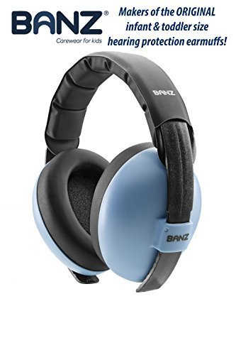 Baby Banz Earmuffs Infant Hearing Protection – Ages 0-2+ Years – THE BEST EARMUFFS FOR BABIES &amp; TODDLERS – Industry Leading Noise Reduction Rating – Soft &amp; Comfortable – Baby Ear Protection