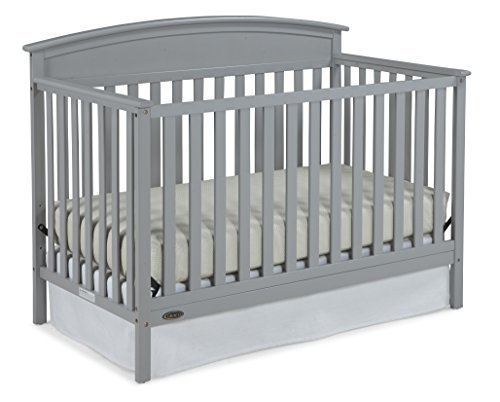 Graco Benton 5-in-1 Convertible Crib, Pebble Gray
