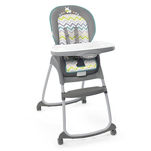 Ingenuity Trio 3-in-1 Ridgedale High Chair, Grey