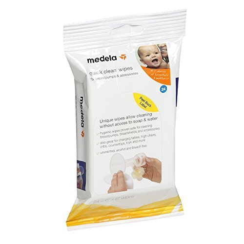 Medela Quick Clean Breastpump &amp; Accessory Wipes (72 Wipes) by Medela