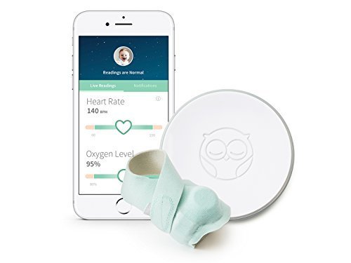 Owlet Smart Sock 2 Baby Monitor - Track Your Infant&#39;s Heart Rate and Oxygen Levels
