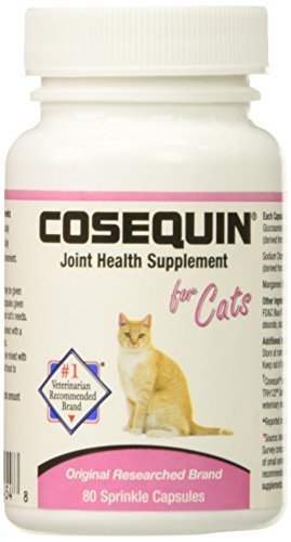2 PACK Cosequin for Cats 80 count (160 CAPSULES)