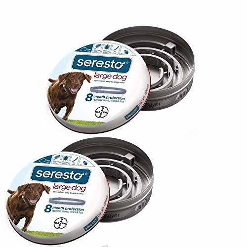 Bayer Seresto Flea and Tick Collar, Large Dog, 2Pack