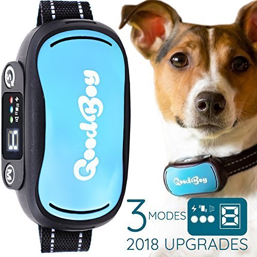 GoodBoy Vibrating Shock Anti-Bark Training Collar With Rechargeable Battery - Small, Safe, Waterproof Design Controls Excessive Barking Humanely âÂÂ Great For Small And Large Breeds (9+ lbs)