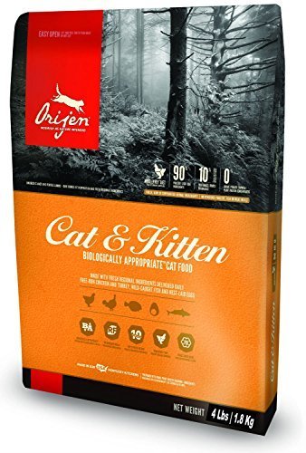 Orijen Dry Cat and Kitten Food, 4 lb