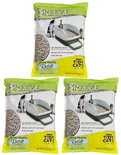 Pack of 3 - Tidy Cats Breeze Cat Litter Pellets - 3.5 lb