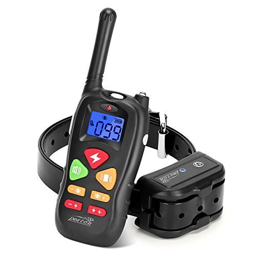 PESTON Dog Training Collar, Shock Collar for Dogs - Rechargeable and Waterproof, All Size Dogs (10Lbs - 100Lbs), 1000 Foot Range