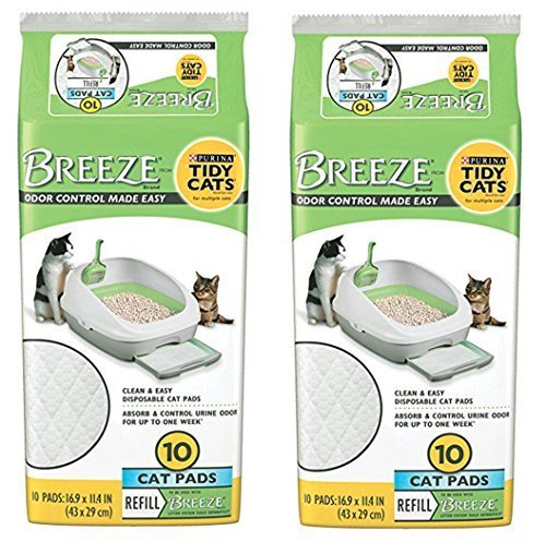 Tidy Cat Breeze Pads, 10 Count (Pack of 2)