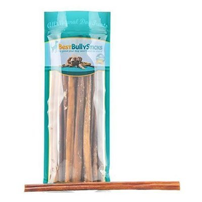 Best Bully Sticks 12-inch Odor-Free Angus Bully Sticks by (12 Pack) Free Range, Grass Fed Angus Beef