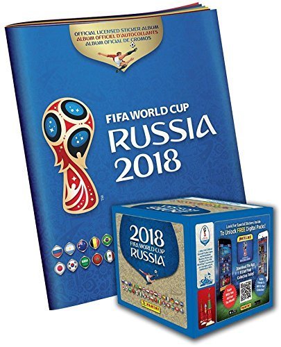 2018 Panini Russia FIFA World Cup Soccer Sticker Bundle with 50 Pack Box &amp; Sticker Album - Fanatics Authentic Certified